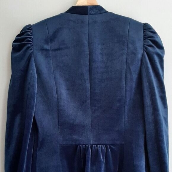 Esprit Deep Blue Velvet Blazer - Picture 9 of 16